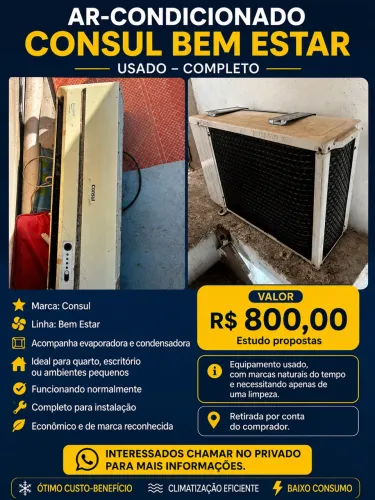 ? AR-CONDICIONADO CONSUL BEM ESTAR ?