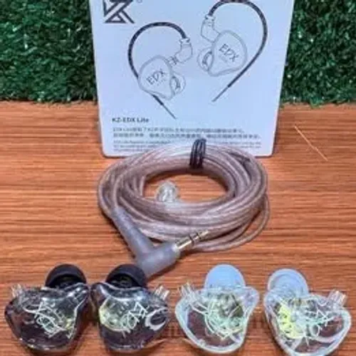 Fone de ouvido Kz Edx Lite Dj musical retorno palco In-ear sem microfone novo lacrado!