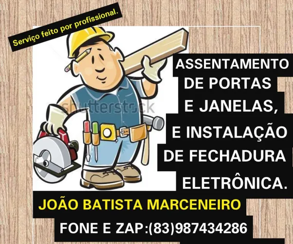 ASSENTAMENTO DE PORTAS E JANELAS E INSTALAÇÃO DE FECHADURAS ELETRÔNICAS!