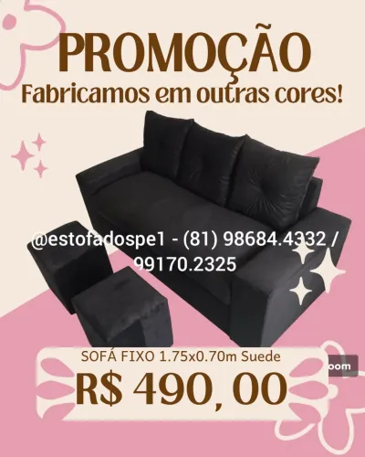 Sofá direto da fábrica + frete incluso no Recife 