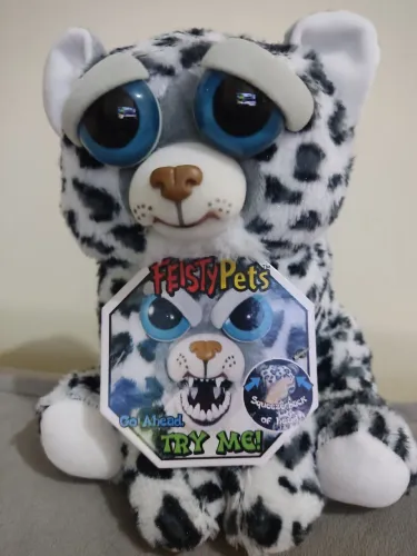 Feisty Pets Pelúcia Leopardo Das Neves