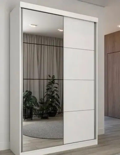 Guarda roupa, duas portas com espelho