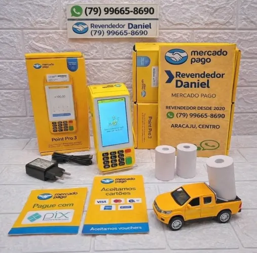 Maquininha de Cartão Point Pro 3 - PROMOÇÃO 