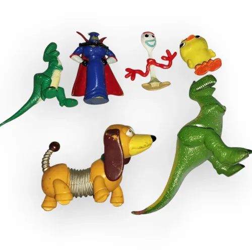 Lote com 7 personagens Toy Story