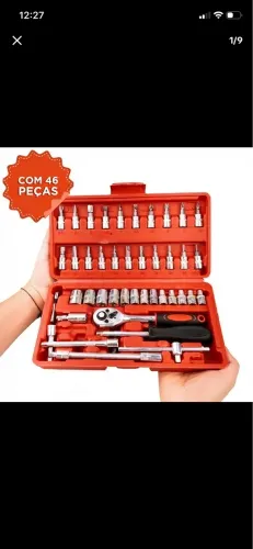 Kit de ferramentas 46 peças.