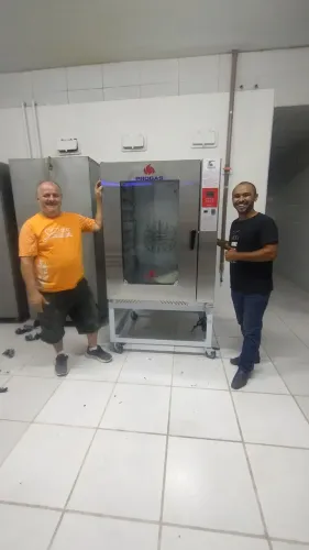 FORNO TURBO A GÁS 10 TELAS LINHA NEW LIGHT PROGÁS