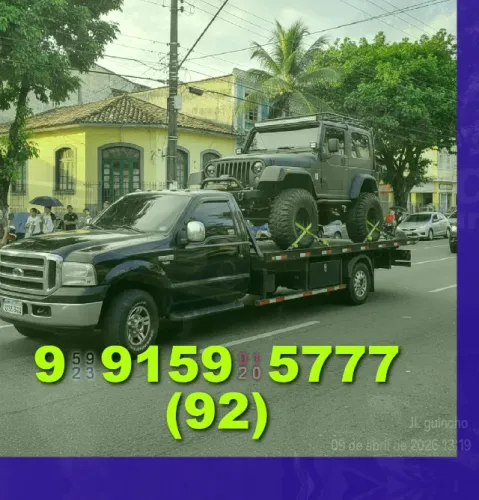 Guincho Auto Socorro rápido e seguro para você! Contato: 92?9?9485?8555.