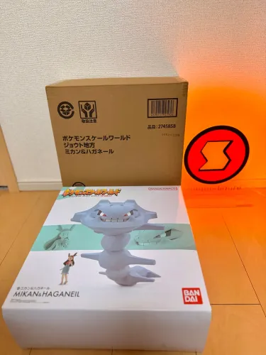 Figure Pokémon Scale world Bandai região de Johto Steelix e Jasmine