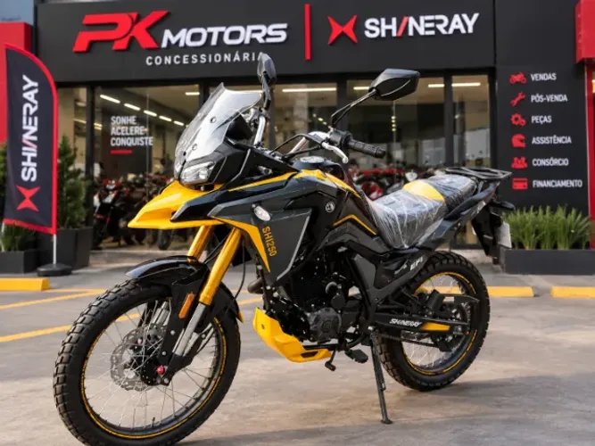 SHI 250 SHINERAY 0KM - SEM ENTRADA / PEGA NA HORA