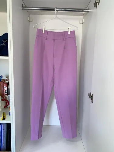 Calça Social Lilás SHEIN