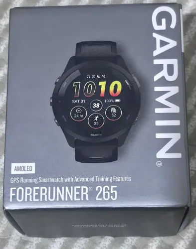 Garmin Forerunner 265 (Tela AMOLED) - Novo e Lacrado! Pronta Entrega
