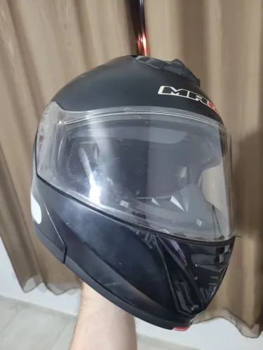 Capacete n° 58, viseira transparente e escura