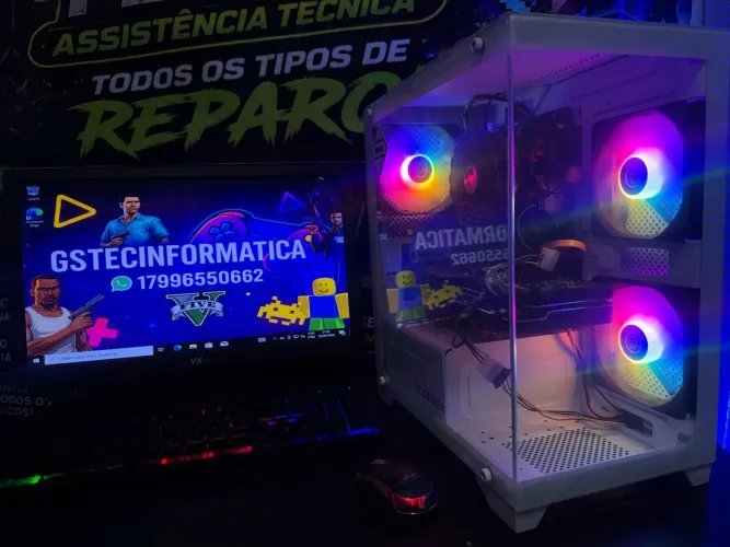 ? PC Completo GAMER - Intel Core i3 10 geração + Radeon R9