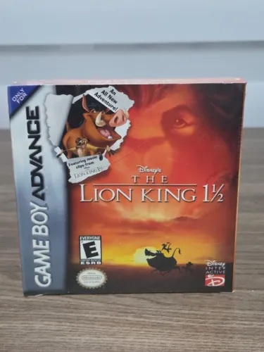 Jogo The Lion King 1 1/2 - Original Novo Lacrado Game Boy Advance GBA