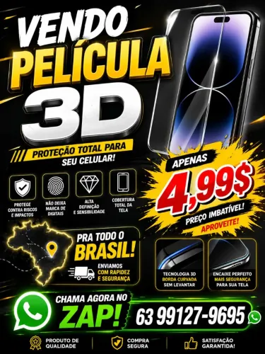 Películas 3D para revenda
