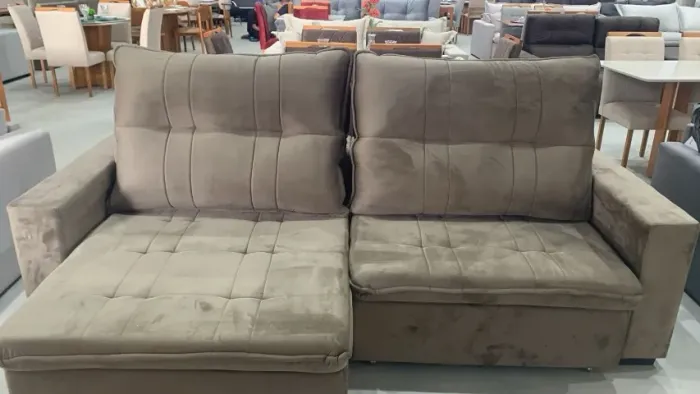 Grande Oferta Estofada Retrátil e Reclinável (ENTREGA)