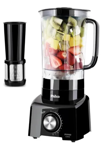 Liquidificador Philco PH900 1200W 3L 12 Velocidades Muito Potente - leia a descrição