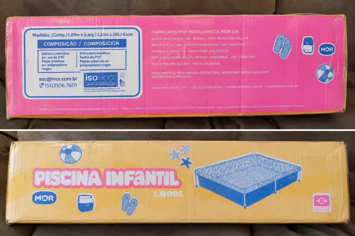 ? Piscina Infantil MOR 1.000L - Nunca Usada | Nova na Caixa