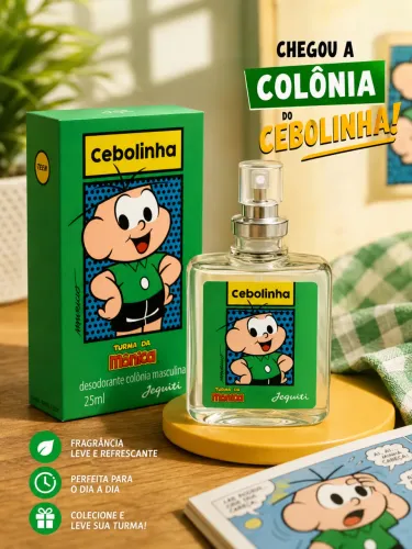 Perfume Cebolinha Sucesso de vendas 25ml 
