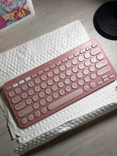 Teclado Bluetooth Logitech Rosa - Pebble Keys 2 K380s