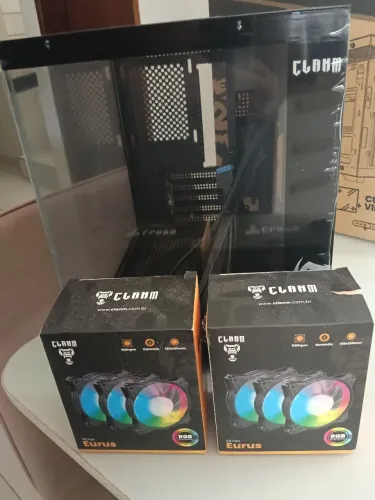 Clanm Kit Gabinete Gamer Grood Aquário Mid