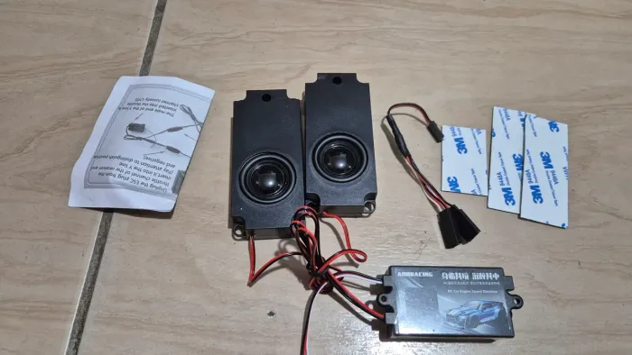 Rc AUTOMODELO Sistema de simulação de som motor vários tipos de carros !