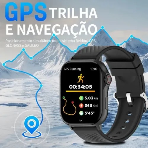 ? SMARTWATCH PEJE G08 - TECNOLOGIA NO SEU PULSO! ? Tela HD Touch 2.13 ? GPS integrado 