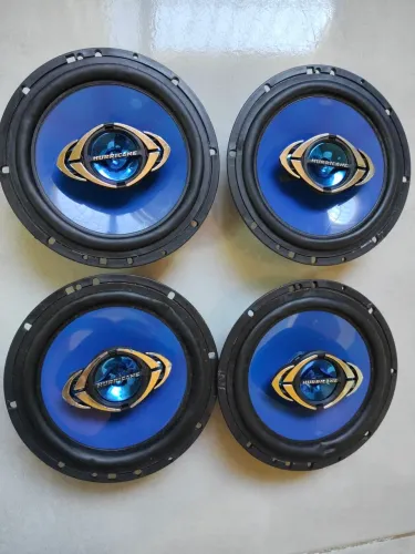 Dois pares de auto falante Hurricane 6 polegadas. CM6 65W RMS 4 ohms