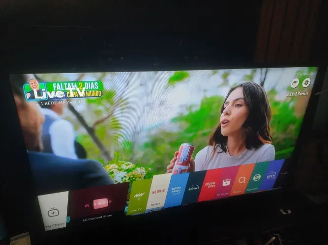 TV 50 LG SMART WI-FI IMPECÁVEL FUNCIONANDO CERTINHO SEM DETALHES 
