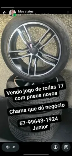 Rodas aro 17 4 furos