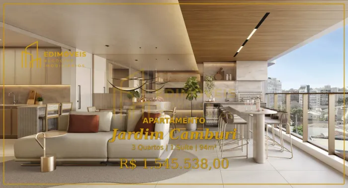 Seu Novo Lar: Apartamento de 3 Quartos em Jardim Camburi