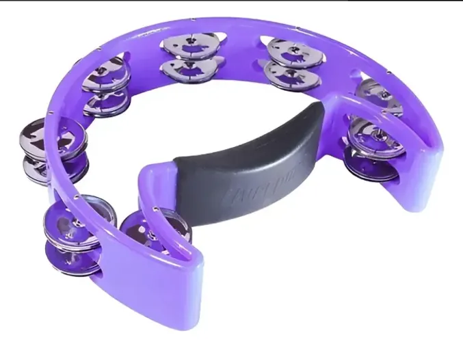 Pandeiro Meia Lua Profissional Pml 001rx - Roxo Liverpool