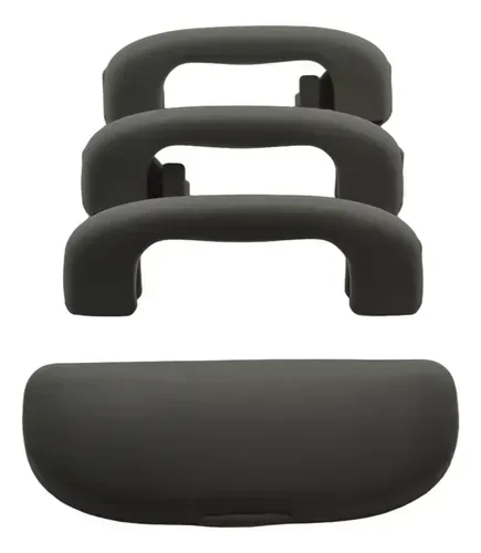 Kit 3 Puxador Alça Teto C/porta Oculos Sonic 2017 Original Preto
