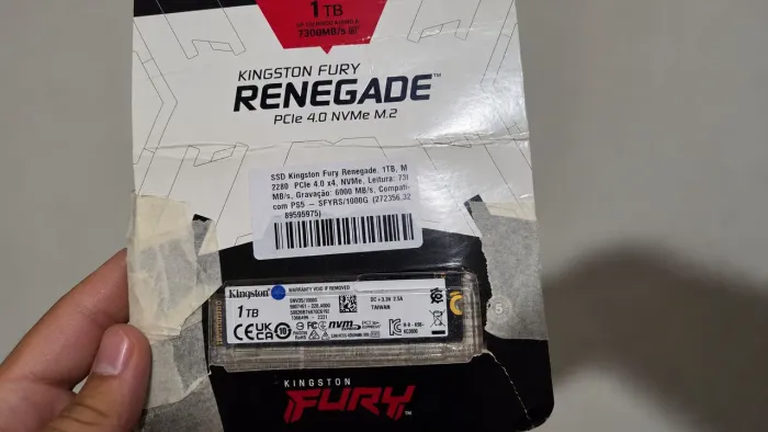 SSD NVME 1TB KINGSTON FURY RENEGADE