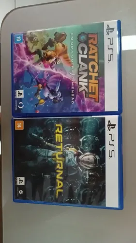 Jogos de PS5 "Returnal e Ratchet Clank
