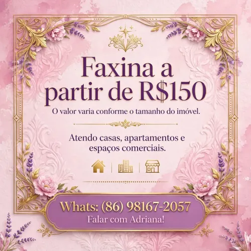 Faço faxina