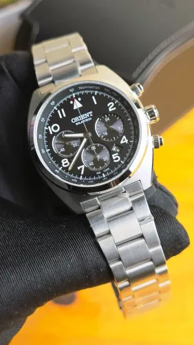 Relógio Orient Solartech Elite AIR 39mm Cronógrafo MBSSC297 P2SX