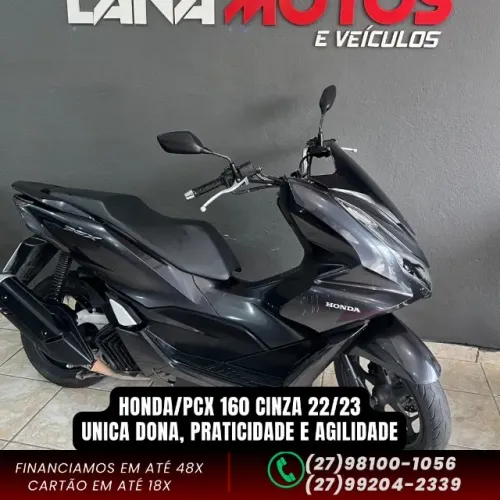 HONDA/PCX 160 CINZA 22/23 - UNICA DONA, AGILIDADE E PARTICIDADE