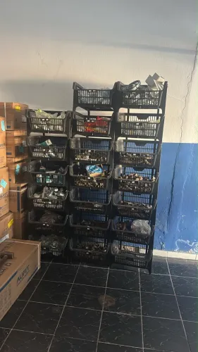 Estrutura de loja de refrigeração 