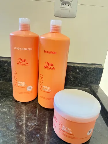 Kit Wella Professionals Invigo Nutri-Enrich Original 1L + Máscara 500g