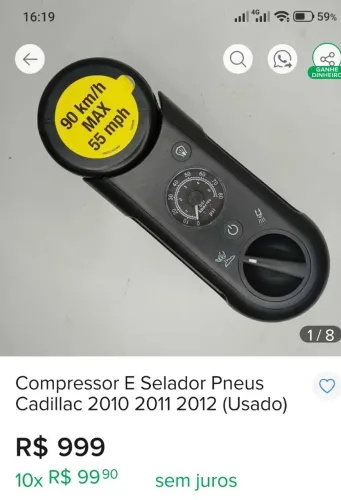 Vende-se mini compressor de ar