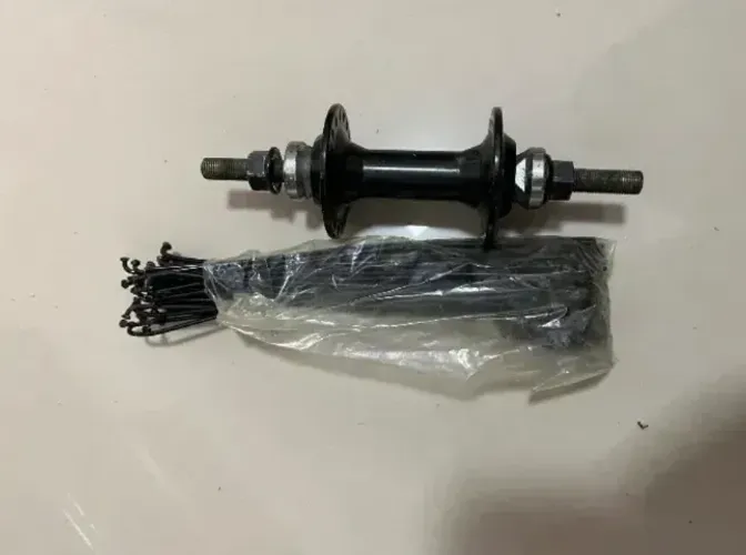 Cubo aluminio 36 furos + 36 raios + 36 niples + Aro parede dupla 36f