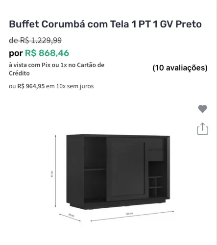 Buffet Preto