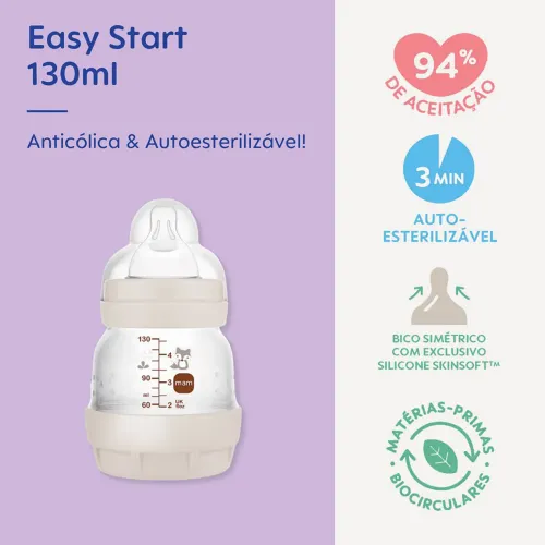 Mamadeira MAM Easy Start Anticólica 130ml