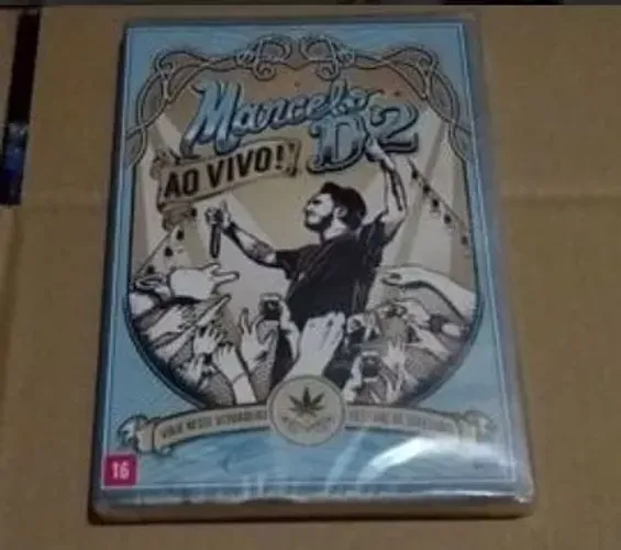 dvd - marcelo d2 - ao vivo - planet hemp - lacrado