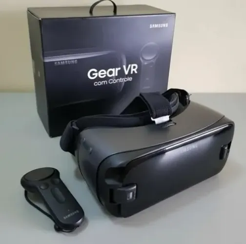 Samsung Gear Vr + Controle R324n Preto (vitrine)