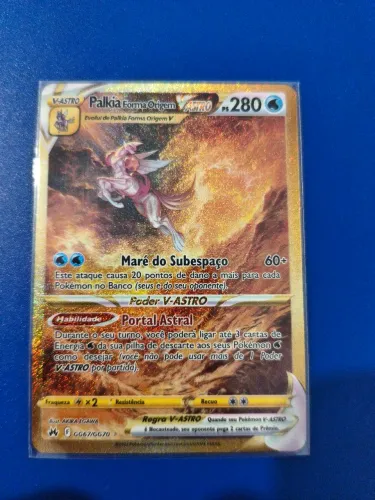Carta pokémon Palkia forma de origem V astro