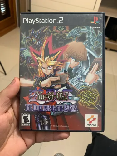 Jogo yugioh ps2 yu-gi-oh the duelist of the roses PlayStation 2 play yu gi oh original
