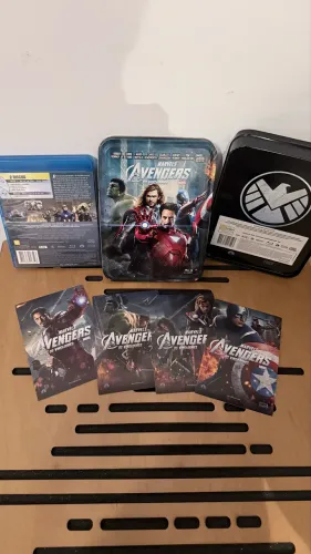 Os Vingadores (2012) Blu Ray [Lata + Cards] (Duplo / Semi Novo)