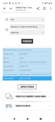 Fiat Idea ELX 1.4 MPI Fire Flex 8V 5P 2010